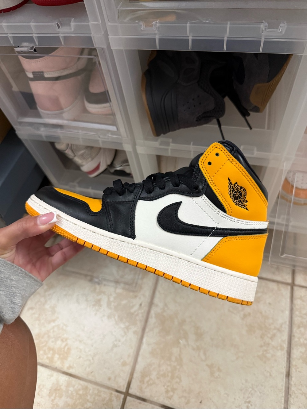 Nike Jordan 1 Yellow Toe